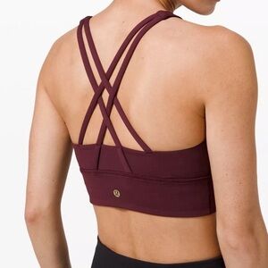Lululemon Energy Bra High Neck Long Line Lunar New Year Cassis special edition